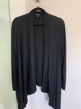 Banana Republic Women's Cardigan Sweater Black M Long Sleeve Open Front